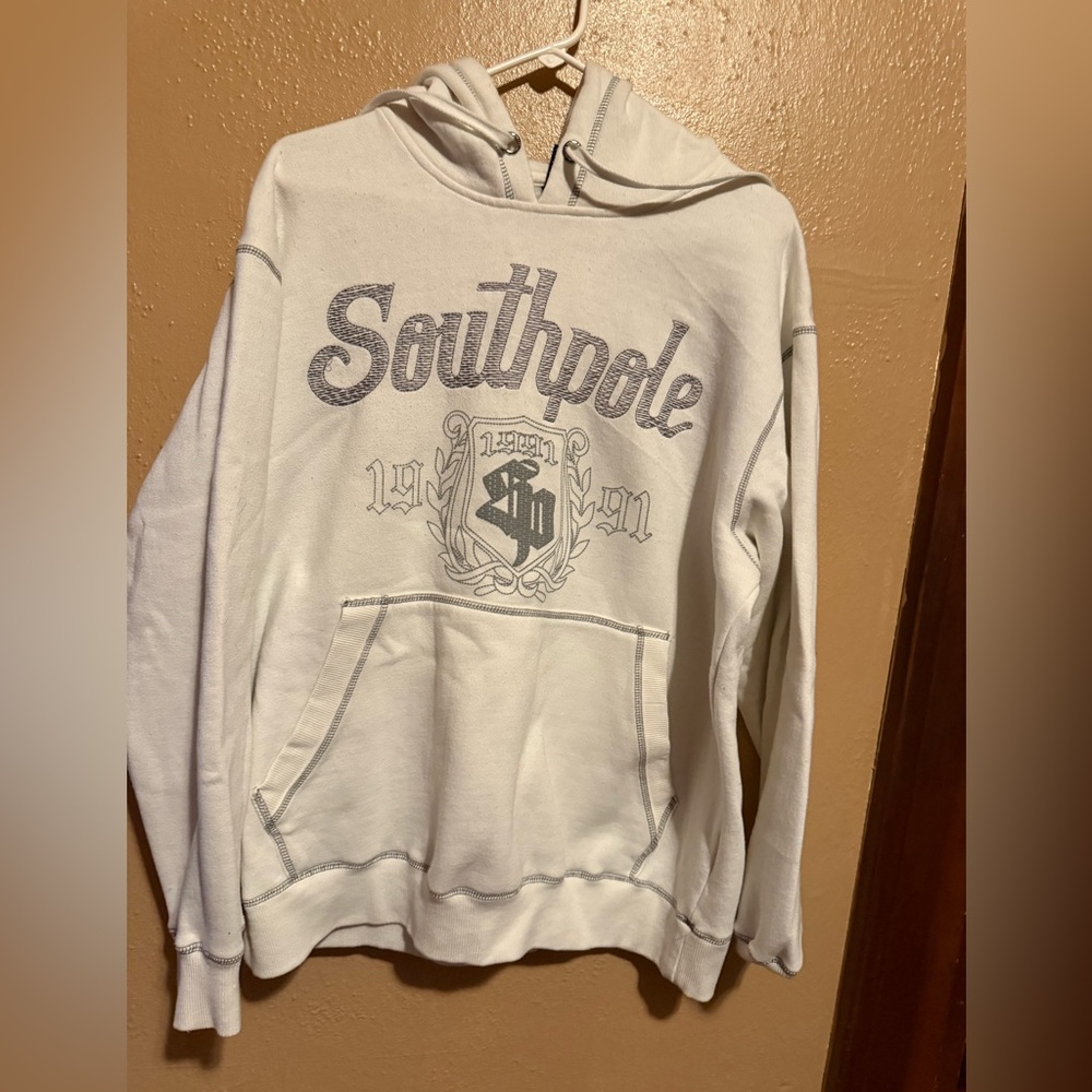 South Pole Women’s White Hoodie